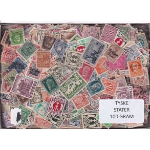 Tyske Stater -  100g. Afvaskede
