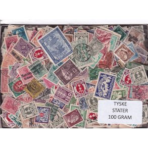 Tyske Stater -  100g. Afvaskede