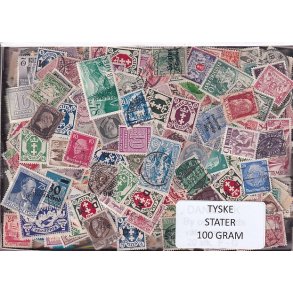 Tyske Stater -  100g. Afvaskede