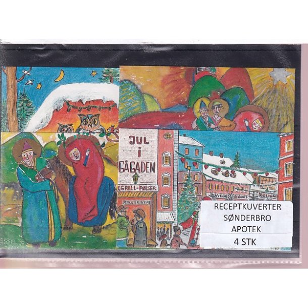 Receptkuverter - S�nderbro Apotek - 4 Stk.