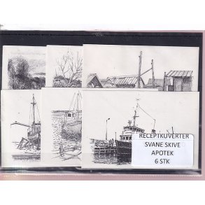 Receptkuverter - Svane Skive Apotek - 6 Stk.