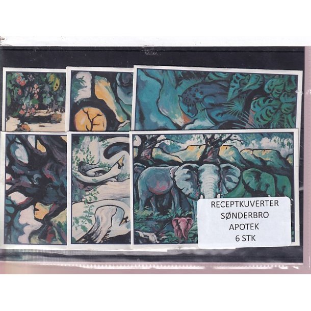 Receptkuverter - S�nderbro Apotek - 6 Stk.