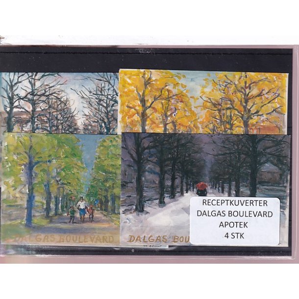 Receptkuverter - Dalgas Boulevard Apotek - 4 Stk.