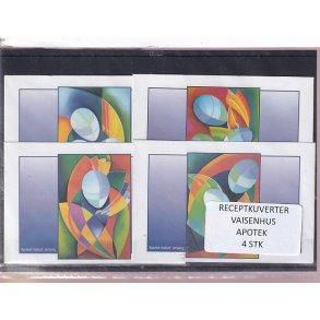 Receptkuverter - Vaisenhus Apotek - 4 Stk.