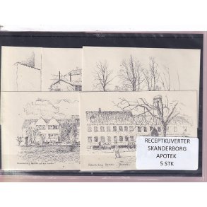 Receptkuverter - Skanderborg Apotek - 5 Stk.