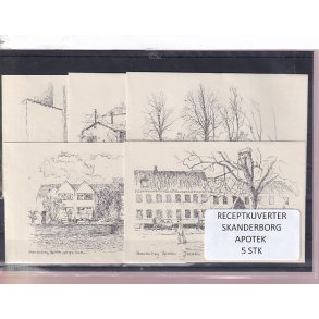 Receptkuverter - Skanderborg Apotek - 5 Stk.