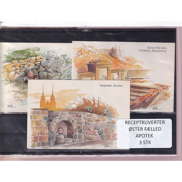 Receptkuverter - �ster F�lled Apotek - 3 Stk.