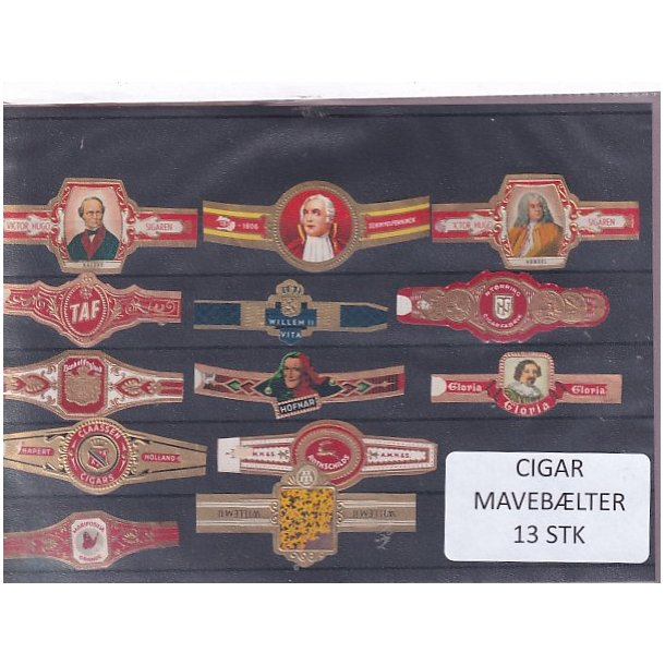 Cigarmaveb�lter - 13 Stk.