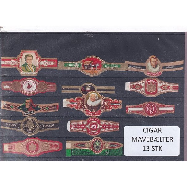 Cigarmaveb�lter - 13 Stk.