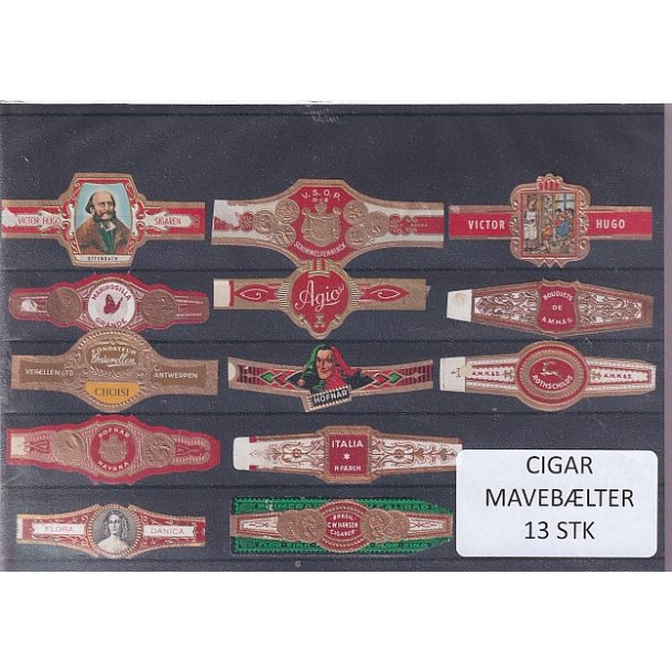 Cigarmaveb�lter - 13 Stk.