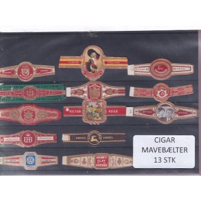 Cigarmaveb�lter - 13 Stk.