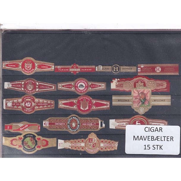 Cigarmaveb�lter - 15 Stk.