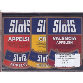 �l og Sodavands Etiketter - Albani - Odense - 3 Stk.