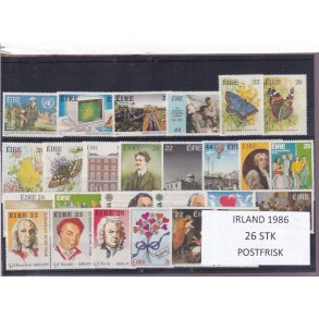 Irland - 1986 - Komplet - Postfrisk