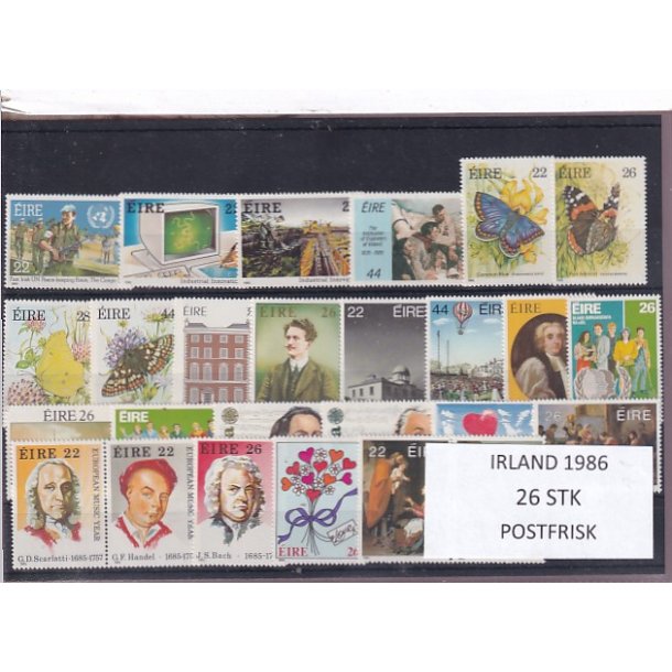 Irland - 1986 - Komplet - Postfrisk