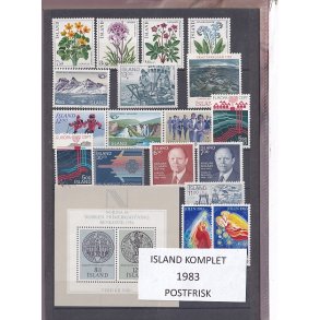 Island - 1983 . Komplet. -  Postfrisk