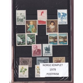 Norge - 1979 - Komplet - Postfrisk