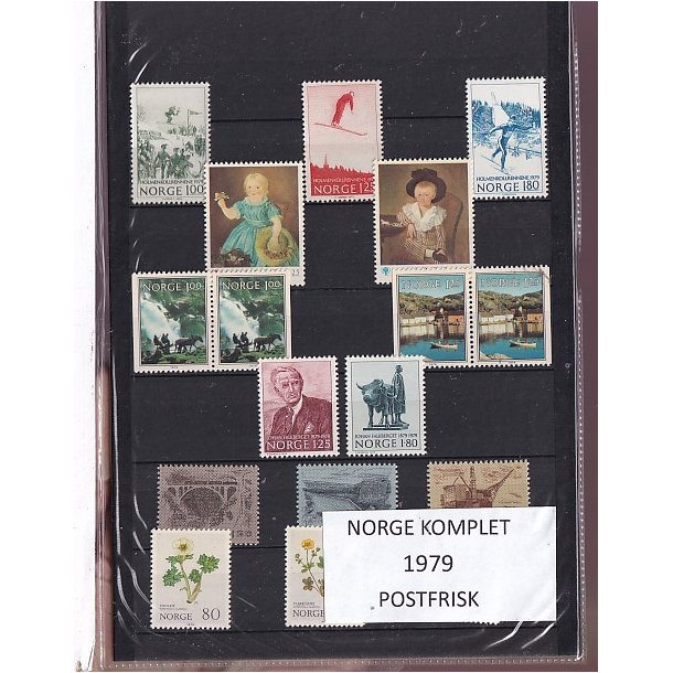 Norge - 1979 - Komplet - Postfrisk