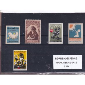 B�rnehj�lpsdag M�rkater - Odense - 5 Stk.