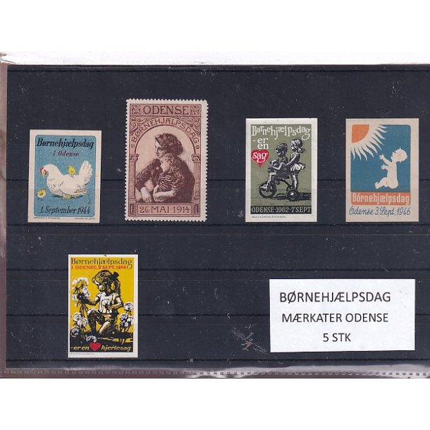 B�rnehj�lpsdag M�rkater - Odense - 5 Stk.