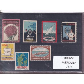 Odense - M�rkater - 7 Stk.