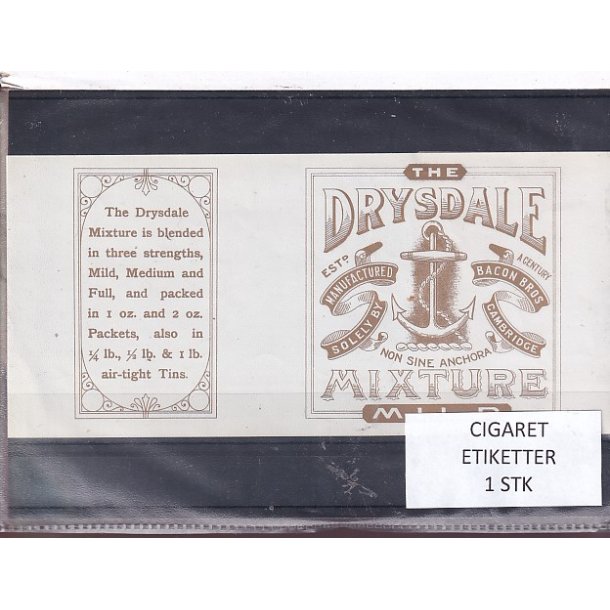 Cigaret Etiketter - 1 Stk.