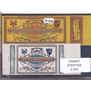 Cigaret Etiketter - 2 Stk.