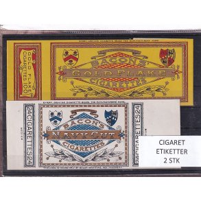 Cigaret Etiketter - 2 Stk.