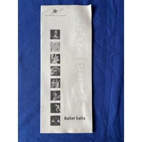 Ballet Galla - 31. Maj 2000 -  Det Kongelige Teater -  - A 4 - Pn