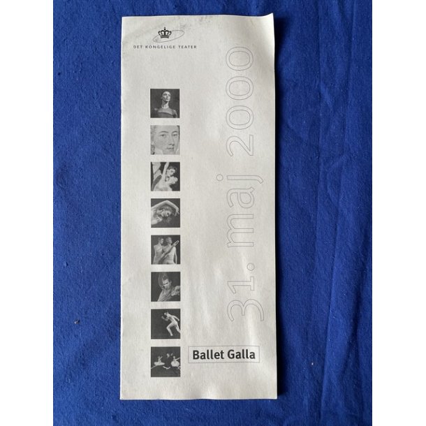 Ballet Galla - 31. Maj 2000 -  Det Kongelige Teater -  - A 4 - Pn