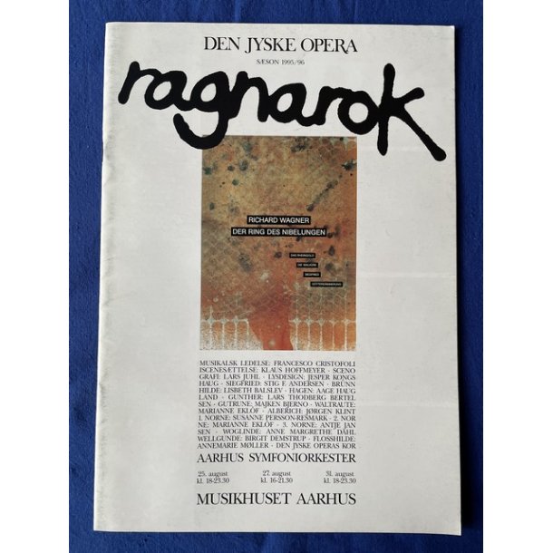 Ragnarok - 1995/96 - Den Jyske Opera - Program A 4 - Pn