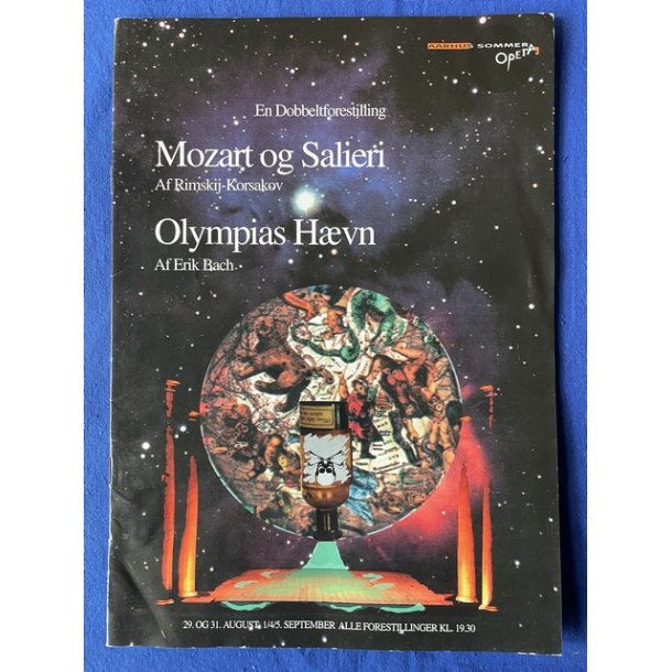 Mozart og Salieri - Olympias Hvn - Opera - rhus Sommer Opera - Program A 4 - Pn