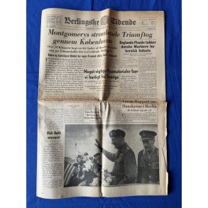 Avis - Berlingske Tidende - 13. Maj 1945 - Montgomerys Straalende triumftog gennem Kbenhavn