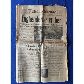 Avis - Nationaltidende - 6. Maj 1945 - Englnderne er her !