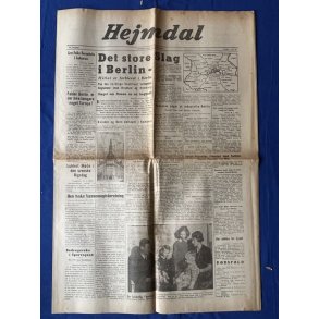 Avis - Heimdal - 24. April 1945 - Det store Slag i Berlin !