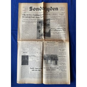 Avis - Snderjyden - 14. Maj 1945 - Socialdemokraterne samlende kraft i dansk politi ?