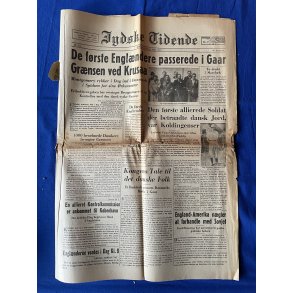 Avis - Jyske Tidende - 6. Maj 1945 - Frste Englndere passerer Krus ?