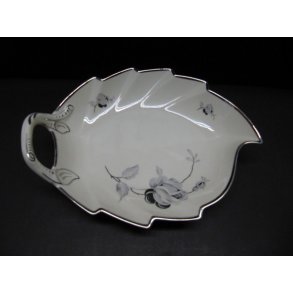 Sort Rose Bladfad 24 x19 cm. (lxb)