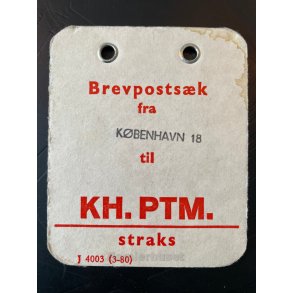 Brevpostsk fra Kbenhavn 18 - til KH. PTM. - straks