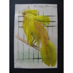 Fjer - Handgemalt - Ubrugt