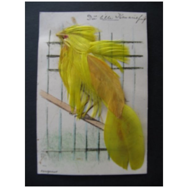 Fjer - Handgemalt - Ubrugt