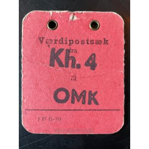 Vrdipostsk mrke fra Kh. 4 - Til  OMK