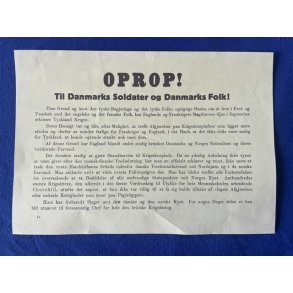 Oprop ! - (Mske Kopi) - Til Danmarks Soldater og Danmarks Folk !