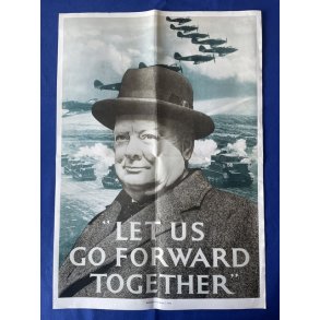 Plakat - KOPI -  Krigsaviserne 9. - 1999 - Let us go forward Together