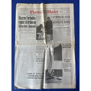 Avis - Ekstra Bladet - 25. April 1944 - Skarpe Forholdsregler til Orden