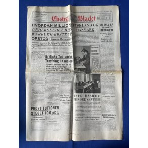Avis - Ekstra Bladet - 7. Oktober 1942 - Tyskland og Danmark