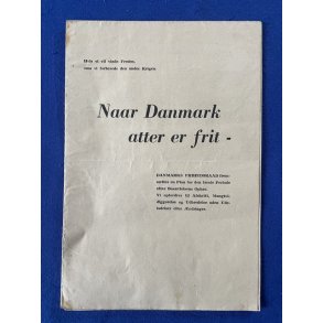 Blad - Naar Danmark atter er frit - Danmarks Frihedsraad - Rift !
