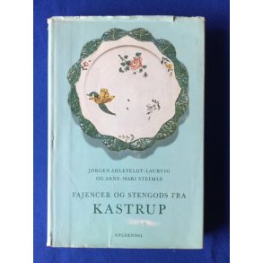 Fajancer og Stengods fra Kastrup - Gyldendal 1977 - Indbundet