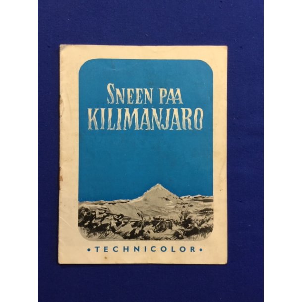 Sneen paa Kilimanjaro - A5 - Pn