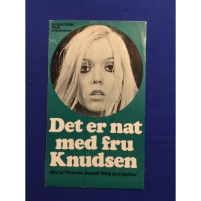 Det er nat med fru Knudsen - A5 - Pn